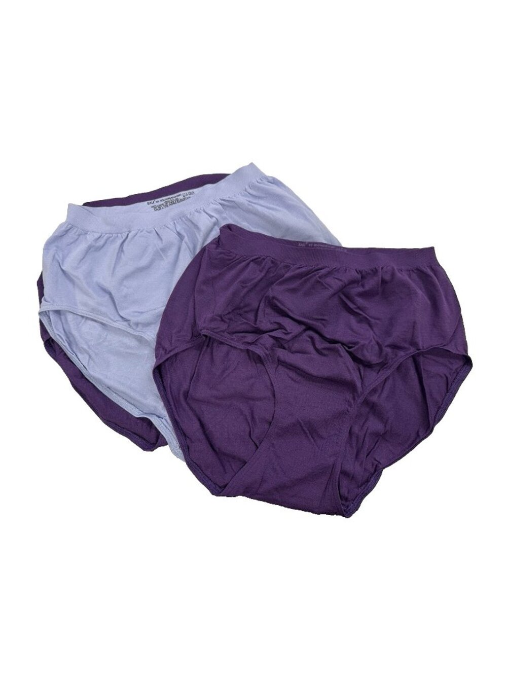 Bali Comfort Revolution Brief 3-Pk Light Blue Purple Size 8/9 generous coverage